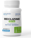 Puregen Labs Meclizine 12.5 mg Antiemetic 200 Caplets | Motion Sickness Relief - Prevent Nausea, Vomiting, and Dizziness | Dairy Free | Made in USA | Value Pack – 200 Caplets
