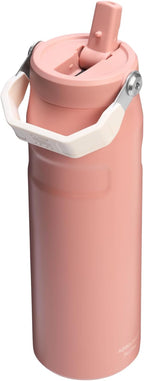 Stanley IceFlow Flip Straw 2.0 Water Bottle 24 oz | Built-In Straw for Travel and Sports | Lightweight and Leak Resistant | Insulated Stainless Steel | BPA-Free | Sienna