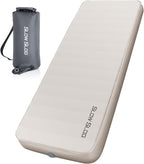 Self-Inflating Sleeping Pad with Portable Electric Air Pump, 4in Thick Memory Foam Camping Mattress for Tent Cot & Car Travel, Fast Inflate & Deflate Camping Pad