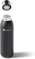 FIRSTHEALTH UV Self Cleaning and Water Purifying Bottle -18 Ounce Insulated Rechargeable Stainless-Steel Tumbler, Reusable, Kills 99.9% of Germs, Bacteria. Keeps Hot for 12-HR or Cold for 24-HR