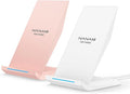 NANAMI Wireless Charger 2 Pack - Fast Wireless Charging Stand for iPhone 17/17 Air/16/16 Plus/16 Pro Max/16 Pro/15/14/13/12, Phone Charger Compatible Samsung Galaxy S25/S24/S23/S22/S21/S20,Pixel 6/5