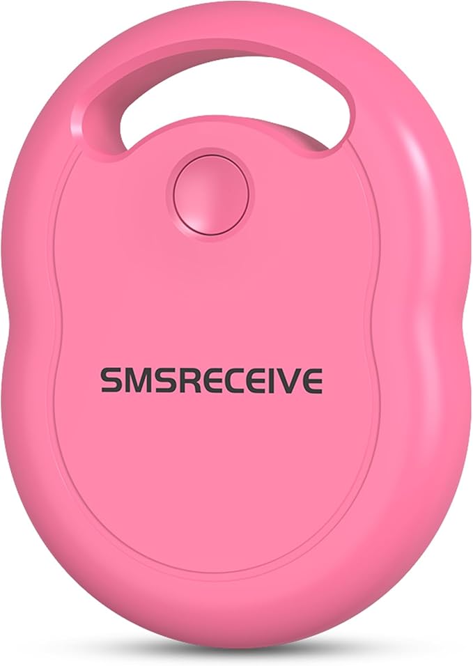 Air Tracker Tag-1 Pack [Apple MFI Certified], Smart Bluetooth Tracker Works with Apple Find My (iOS Only, Not for Android), Key Finder and Item Locator Smart Tag for Keys, Luggage, Backpack(Magenta)