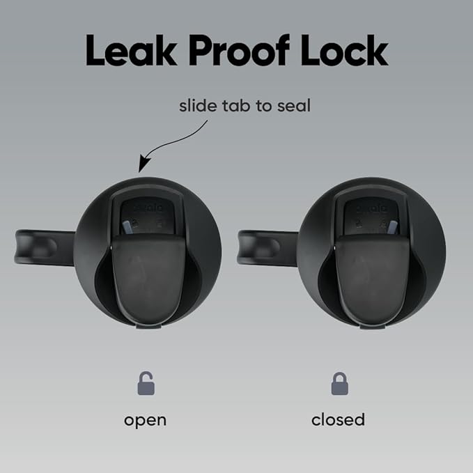 Owala FreeSip Tumbler Insulated Stainless Steel Water Bottle with Built-in Straw and Side Handle, For Travel, Work, School, and Sports, 40oz, BPA Free, Leak Proof, Very, Very Dark