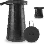 Upgraded Collapsible Stool,Load Capacity 440lbs, Lightweight Yet More Sturdy,Portable Retractable Folding Telescoping,Foldable Camping Stool for Camping Fishing Hiking BBQ