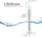 LifeStraw Personal Water Filter for Hiking, Camping, Travel, and Emergency Preparedness