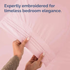 Queen Pillow Cases Set of 2 - Ultra Soft Hotel Quality Pillowcase Covers - Comfy Cozy Bedding for Women, Men, Kids & Teens - Machine Washable Pillow Protectors - 2 Pieces Set - Queen Size Baby Pink