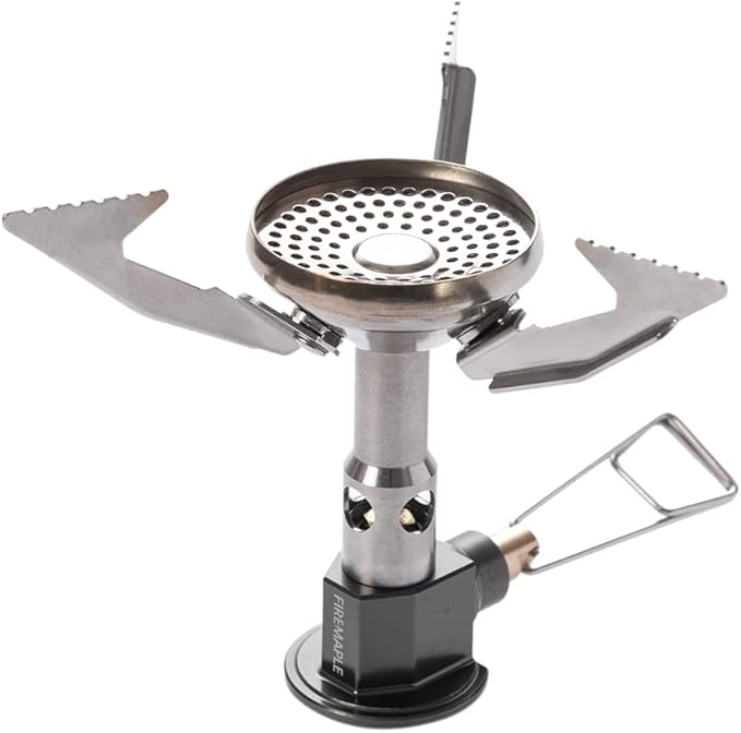 Fire Maple Polaris Pressure Regulator Stove | Portable Camping Backpacking Stove | Lightweight Durable Camp Cooking Stuff | Wind Resistent Jet Burner | Perfect Boiling Performance in Cold Weather |