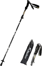 Aluminum Collapsible Ultralight Travel Trekking Hiking Pole for Men and Women (Fits 5'3" - 6'2")