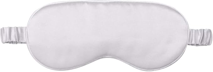 Silk Sleep Mask Light Blocking Luxury 100% Mulberry 19mm Silk Eye Mask Eye Cover Blindfold Ultra Soft Light & Comfy Anti Aging Skin Care with Travel Bag Gift Package
