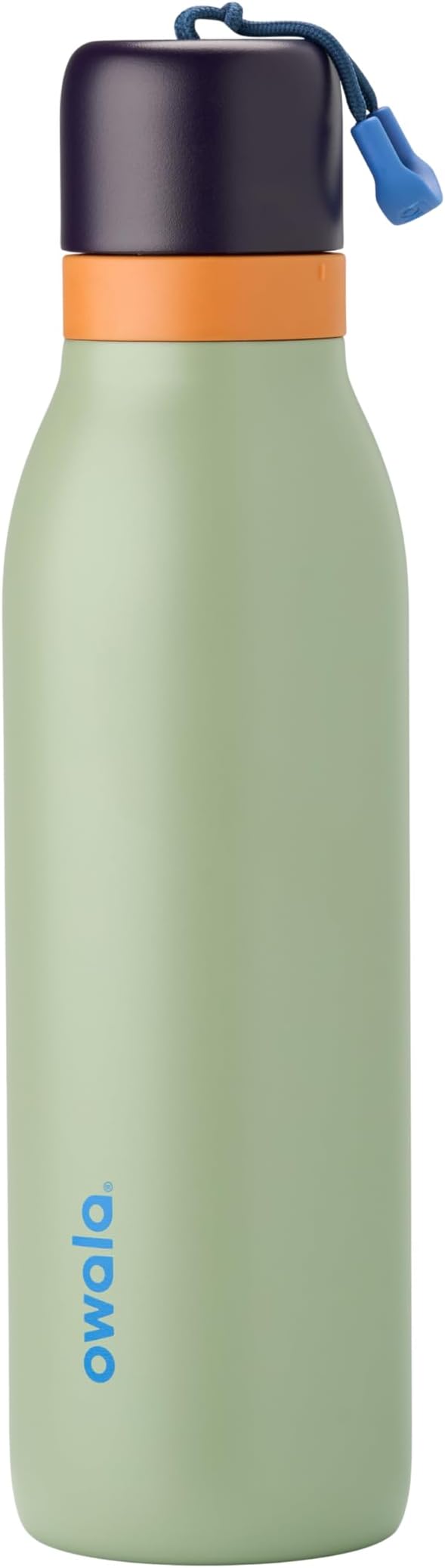 Owala FreeSip Twist Insulated Stainless Steel Water Bottle with Straw for Sports and Travel, BPA-Free, 18-oz, Blue/Green (Camo Cool)