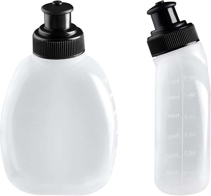 Azarxis Running Water Bottles Flask BPA Free Leakproof Hydration Vest Packs Waist Belt Replacement for Triathlon Marathon Hiking Cycling Climbing Runner