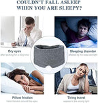 FRESHME Cotton Eye Mask for Sleeping in Gift Box - Soft and Adjustable Extensions Sleep Mask with Earplugs and Pouch for Women and Men, Blackout Cover for Night Travel Relaxation