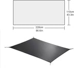 Lanshan 2 Person Tent Hiking Ultralight Camping Tent Professional 15D Silnylon Rodless Trekking Pole Tent Waterproof Backpacking Outdoor for Camping, Bivvy