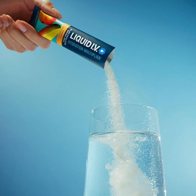 Liquid I.V.® Hydration Multiplier - Mango | Electrolyte Powder Drink Mix | 1 Pack (16 Servings)