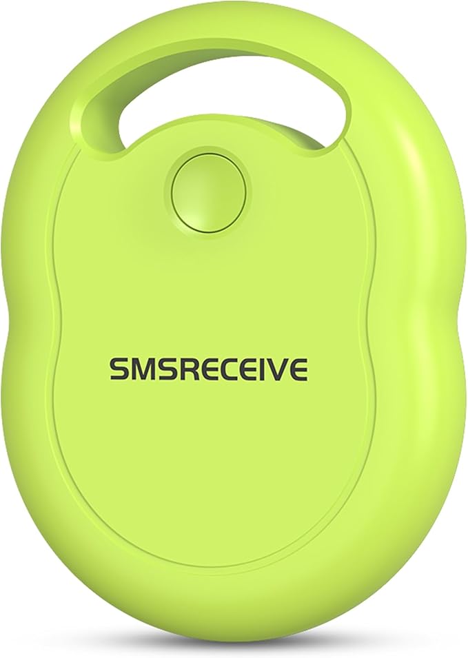 Air Tracker Tag-1 Pack [Apple MFI Certified], Smart Bluetooth Tracker Works with Apple Find My APP (iOS Only, Not for Android), Key Finder and Item Locator Smart Tag for Keys, Luggage, Backpack(Green)