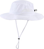 Home Prefer UPF50+ Mens Sun Hat Wide Brim Fishing Hat for Men UV Protection Womens Beach Bucket Hat for Golf Hiking Gardening