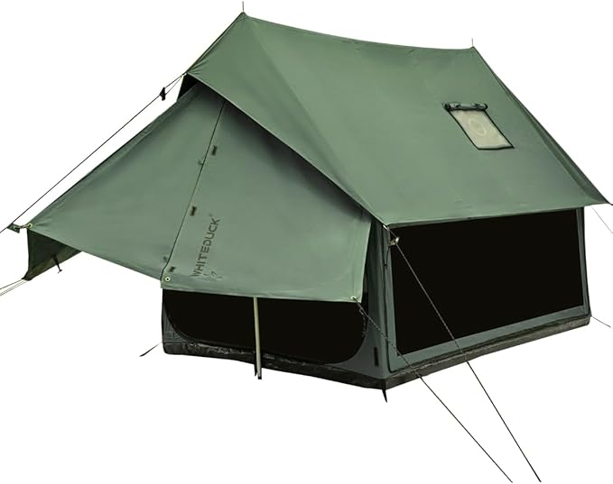 WHITEDUCK Rover Canvas Scout Tent, Waterproof, 4 Season Luxury Outdoor Camping and Glamping Yurt Tent