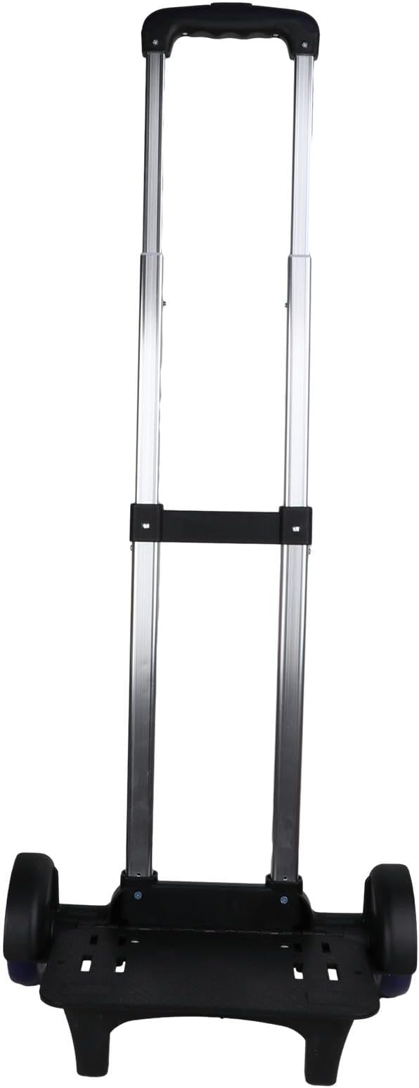 Generic Backpack Trolley Rolling Cart Backpack Hand Truck Telescopic Rod Luggage Cart Travel Trolley for Backpack Boxes Schoolbag, Men