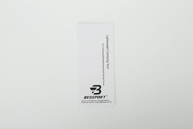 Bessport Camping Tent 1/2 Person Tent Waterproof Two Doors Backpacking Tent Easy Setup Lightweight for Outdoor, Hiking Mountaineering Travel