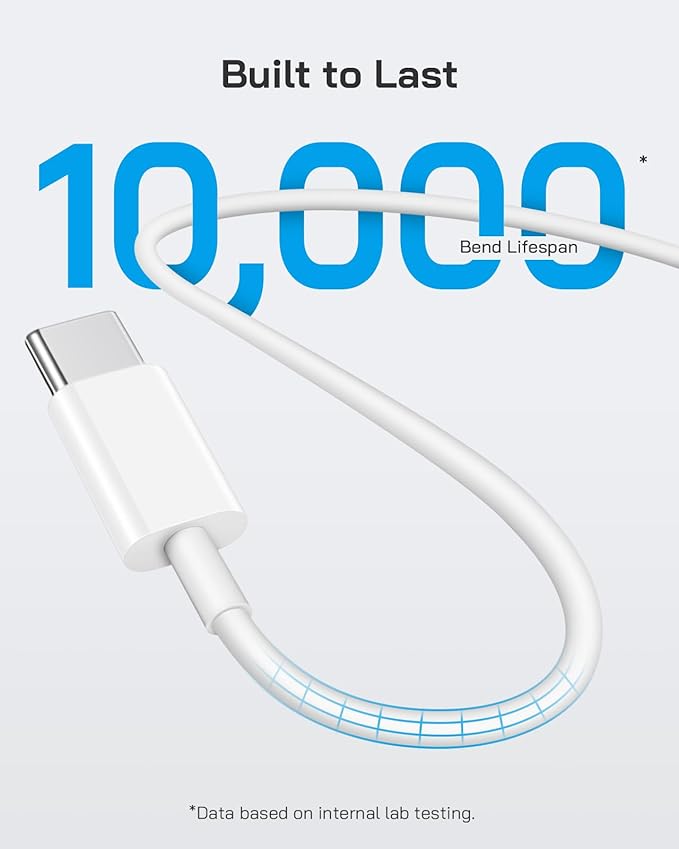 CXX iPhone 17/16/15 Fast Charger [3-Pack] 20W USB C Wall Charger with 6FT C-to-C Cable Compatible with iPhone 17/16/15 Series, USB-C iPad Pro/Air/Mini & More
