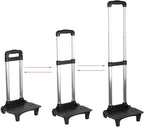 Backpack Trolley Aluminum Alloy 2 Wheels Portable Telescopic Rod Travel Trolley