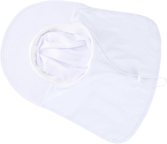 Home Prefer UPF 50+ Sun Hats for Men Women Wide Brim Fishing Hat with Neck Flap UV Protection Sunblock Safari Bucket Hat