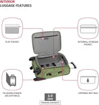 SwissGear Sion Softside Expandable Luggage, Evergreen, Carry-On 21-Inch