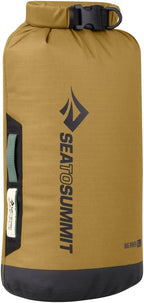 Sea to Summit Big River Dry Bag, Heavy-Duty Dry Storage, 8 Liter, Gold Brown