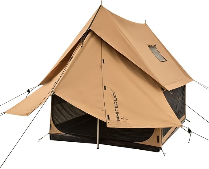 WHITEDUCK Rover Canvas Scout Tent, Waterproof, 4 Season Luxury Outdoor Camping and Glamping Yurt Tent