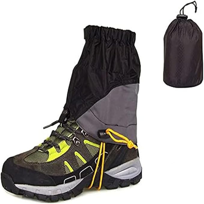 Waterproof Gators for Hiking Boots and Shoes Lightweight Adjustable Leg Gaiters for Men Women Gaiters for Hiking Snowshoeing