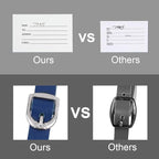 Luggage Tags, Leather Personalized Suitcase Tag Set Luggage id Tags Labels Travel Accessories-Set of 4