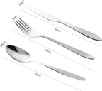 Camping Mess Kit Camping Dishes Set Stainless Steel Tableware Mess Kit Includes Plate Bowl Cup Spoon Fork Knife in Mesh Bags for Camping Backpacking & Hiking for 2 Person