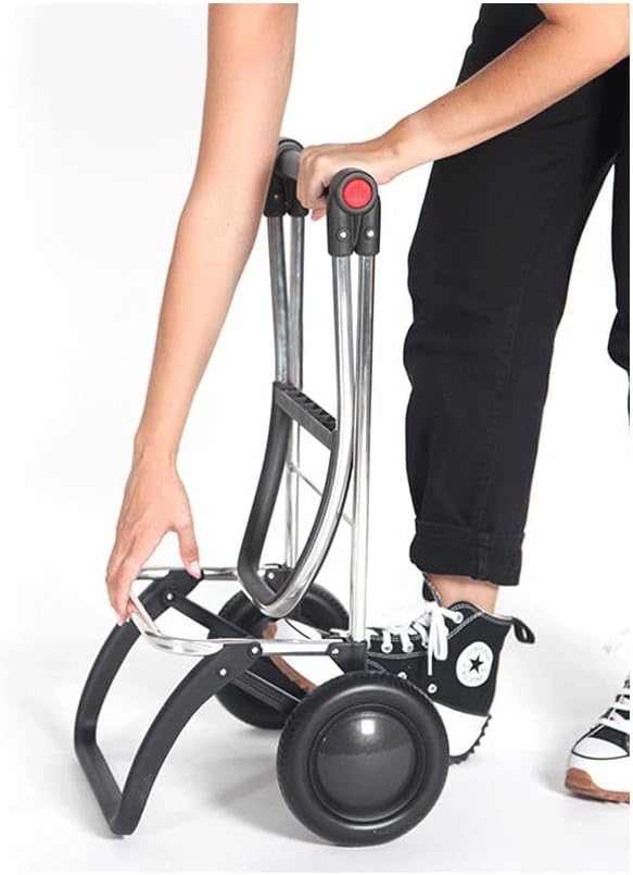 ROLSER I-Max Tweed 2 Wheel Foldable Shopping Trolley - Marine
