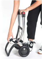 ROLSER I-Max Tweed 2 Wheel Foldable Shopping Trolley - Marine