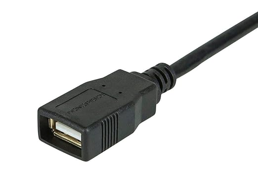 USB 2.0 A Male to A Female Extension 28/24AWG Cable - 1.5ft