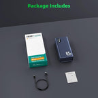 Power Bank Fast Charging 50000mAh, 65W Laptop Portable Charger USB C Compatible with MacBook Dell, PD External Battery Bank Compatible with iPhone 14/13, Cell Phone, Tablet, 3 Output &1 Input (Blue)