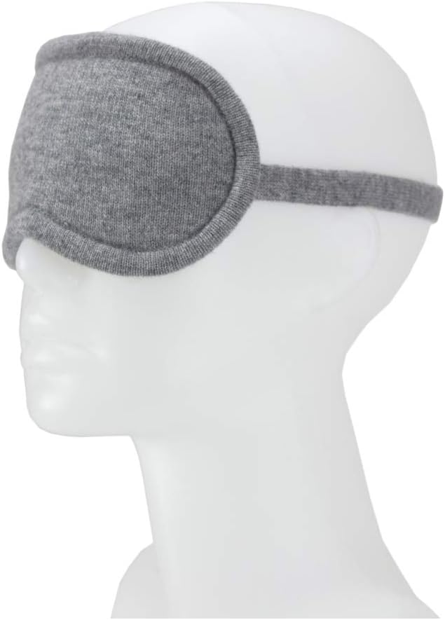 Jet&Bo 100% Pure Cashmere Eye Mask Gray in Gift Box