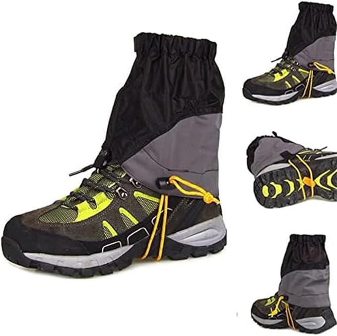 Waterproof Gators for Hiking Boots and Shoes Lightweight Adjustable Leg Gaiters for Men Women Gaiters for Hiking Snowshoeing