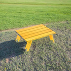 Rock Cloud Portable Beach Table Aluminum Ultralight Folding Camping Table, Yellow
