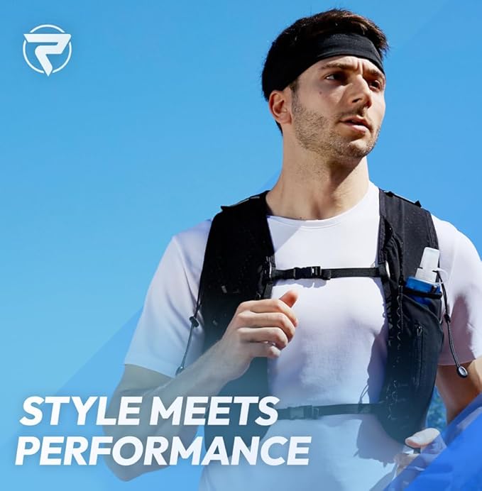 All-in-One Multi Sport Running Vest including Water Bottle, Whistle, 11 Pockets & 6 Straps – Ergonomic Lightweight Reflective Gear