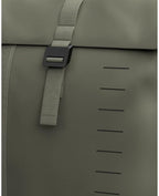 Db Journey Essential Backpack - Lightweight, Durable Rolltop Backpack with Laptop Compartment for Work, and Gym, Travel with Roller Bag Attachment, 12L - Moss Green