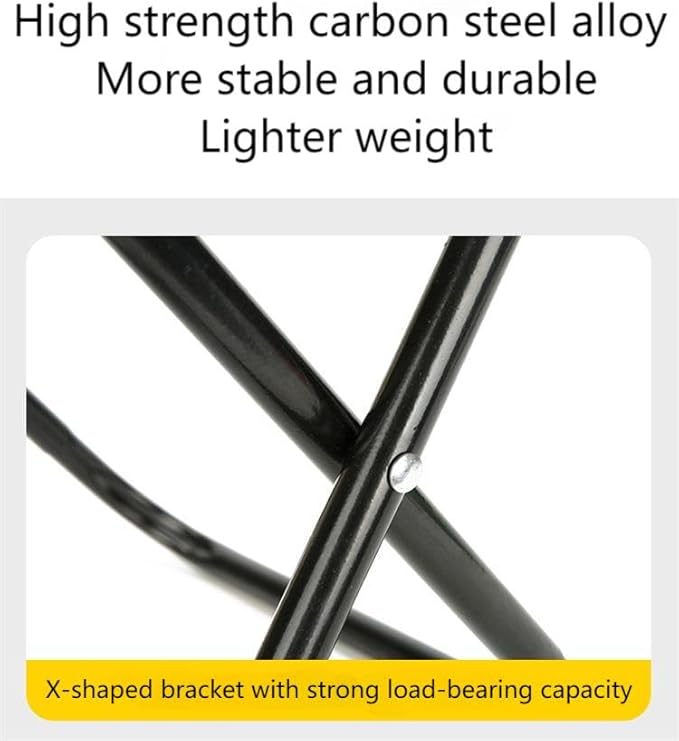 Outdoor Folding Stool Lightweight Foldable Chairs for Outside Waterproof Camping Stool Portable Seating Durable Comfortable Breathable Easy to Carry Perfect for Queuing Hiking and Picnics
