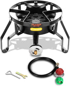 Concord Banjo 16” Single Propane Burner; 200,000BTU 1 Burner Portable Gas Stove