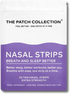 The Patch Collection® – Nasal Strips for Enhanced Breathing & Sleep | 100% Non-Woven Fabric (Pack of 30)