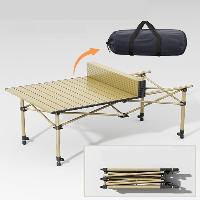 Camping Folding Table Lightweight Outdoor Portable Desk Beach Camp Foldable Tables for Picnic Grill BBQ