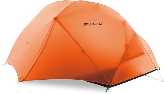 3FULGEAR Backpacking Tent, Floating Cloud 2 Easy Setup 2 Person 3/4 Season Ultralight Tents Waterproof Windproof Double Layer Lightweight Outdoor Tent for Camping, Hiking, Hunting, Survival