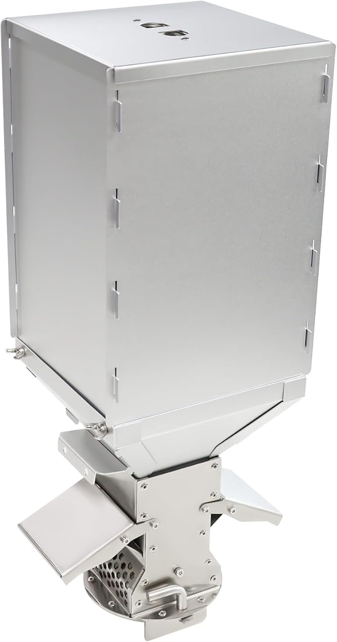 Outdoor Camping Stove Accessory Pellet Bin with Burner for Tent Stove(Silver)