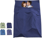Sleeping Bag Liners Lightweight Travel Camping Sheet Sleep Bag Liner Adults Lightweight Warm Weather Hotel Compact Portable Sleeping Sack Indoor Outdoor Hostels Traveling Backpacking Hiking Blankets