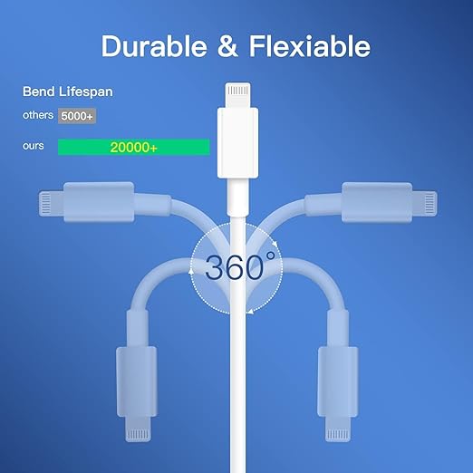 Mitesbony iPhone Charger 3Pack 10FT Lightning Cable iPhone Charger Cord Compatible iPhone 14 13 12 11 Pro Max XR XS X 8 7 6 Plus SE iPad and More