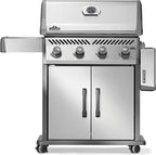 Napoleon Rogue 525 Propane Gas Grill, Stainless Steel, Durable 4-Burner Outdoor BBQ